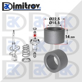 Метална втулка Ø 15,5 х Ø 22,5 х 14 mm